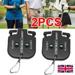2pcs Golf Score Indicator Counter Clicker Golf Handy Count Shot for Competitions