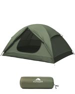 Voyager 2 Man Tent Waterproof Windproof Camping Tent for 2 Person 225x135x110cm
