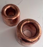 Antique Victorian Jelly Mould pair rings Temple & Crook Ironmongers London