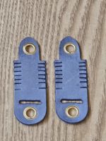 GREY LEATHER ALYMERI ANKLETS FOR FALCONRY