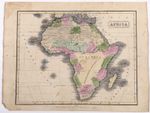 1829 AFRICA  Map ORIGINAL - Abyssinia - Madagascar - Egypt - Tripoli - Fezzan