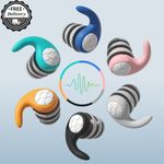 UK Noise Cancelling Comfortable 3 Layer Earplugs 40db Ear Plugs for Sleep/work