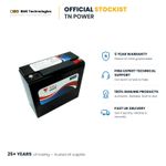 12V 24Ah Lithium Leisure Battery Rechargeable LiFePO4 4000+ Deep Cycle