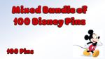 ### MIXED BUNDLE OF 100 DISNEY PINS ###