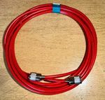 CB Radio Antenna Coax Cable RED mini 8 RG8X Low Loss Fitted PL259 65ft 20 meter