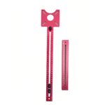 Versatile Woodworking Router Jig Adjustable Circle Cutter Cabinet Hardware Guide