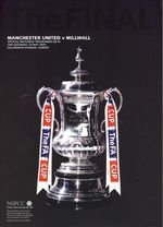 FA CUP FINAL 2004 Manchester United v Millwall - official match programme