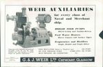  WW2 Weir Auxiliaries Naval Ship pumps  Advert  From Janes Ships 1942  
