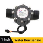 1Pcs 1" Water Flow Sensor Hall Flowmeter DN25 Industrial/Irrigation/Water Heater