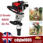 Petrol Fence Post Rammer Pile Driver Knocker Concrete Banger 2 Stroke Engine