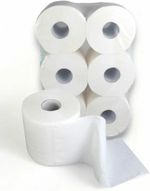 6 Hand Towel Rolls MIDI Rolls 2-Ply Tissue White 20 cm Wide 160m 450 Sheet