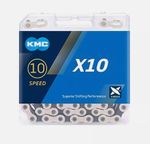 KMC 9/10 Speed Chain X9 X10 Silver 116 Link Stretch-proof MTB Road Bicycle UK