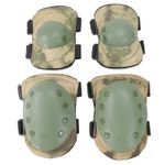 4X Tactical Military Army Elbow & Knee Pads Airsoft Paintball Sports Protection