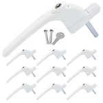 10 x UPVC Window Handle Universal Espag Key Locking For Double Glazing