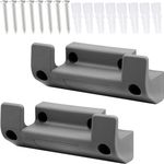 2 Sets Garden Hose Pipe Holder Wall Mount PVC Hanging Bracket Reel Hook