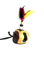 New Falconry Dutch Fancy Hood with Colourful Plume Twin Eye (Sizes Available)