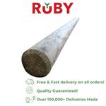 Wooden Equestrian Jump Poles Pressure Treated Softwood Smooth Redwood Timber