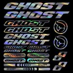 GHOST Bike Vinyl Labels Decals Stickers Set for MTB Bicycle DIY Decoration