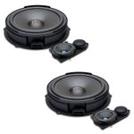 PowerBass OE83T5­-VW 8 inch VW T5 T5.1 Transporter Direct Fit Component Speakers