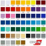 A4 Vinyl Sheets - Oracal 651 - Self Adhesive - Matte -  Polymeric - Cricut Cameo