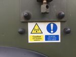 CLANSMAN BOWMAN AERIAL do not LOITER STICKER X2 FFR MILITARY VEHICLE LAND ROVERS