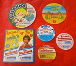 👉MILLION VARNISHES & SUSANNA VARNISHES ♥� STICKERS & PROMO LABELS POINTS '80