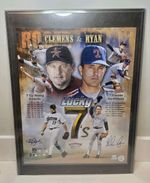 Nolan Ryan & Roger Clemens "Lucky 7's" Hard Signed Limited Edition 85/177 