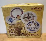 Waltons 12" Bodhran Celtic Cross Pack With Beater & DVD Tutor.