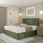 Zip and Link Divan PLUSH FABRIC Hotels, Landlords, Serviced Apartments