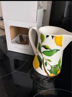 Gisela Graham Small Lemon Leaf Milk Jug