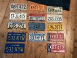 American Car Number and Licence Plates Genuine