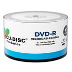 50 Pack ACU-DISC Pro-Series Blank Recordable DVD-R 16x 4.7GB 120 Min Discs