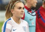 ENGLAND & LIVERPOOL LADIES: MELISSA LAWLEY SIGNED 6x4 ACTION PHOTO+COA