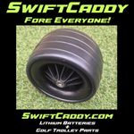 Golf Trolley Front Wheel Replacement Pro Rider Caddymatic Ben Sayers Stowamatic