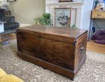Victorian Trunk Large Antique, Old