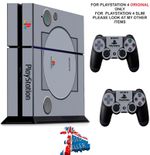 ORIGINAL PS1 SKIN TO FIT A PS4 Skin Decal Vinyl Console Wrap