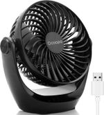 OCOOPA USB Desk Table Fan with Strong Airflow & Quiet Operation, Portable Coolin