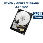 2TB 2.5in SATA HDD 9mm Laptop Hard Drive