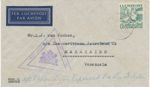 CURACAO 1942, 10 C Mercury as EF a. Kab.-Lupo-Bf to Venezuela Censorship Stamp