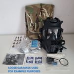 Genuine British Scott GSR  G a s  M a s k  Size 3 With Field Pack NEW & SEALED