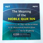 The Meaning of the Noble Quran (mp3 CD) - QTE1
