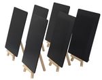 A5X6 TABLE TOP BLACKBOARDS - CHALKBOARDS ON WOODEN EASELS + A FREE LIQUID PEN UC