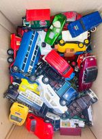 65 x Vintage Loose Diecast Cars & Vehicles Assorted Stock Mixed Models & Brands