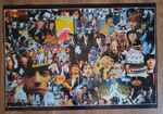 Rolling Stones Original 1980's Collage Vintage Large Italian  Poster