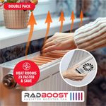 Radboost PRO-5 Radiator Booster Fan – Magnetic Fit Radiator Fan with Auto Temper