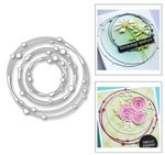 Line Circle Nesting Frame Metal Cutting Dies Stencil Scrapbooking Embossing DIY