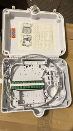 FTTH PLC Fiber Splitter Outdoor Distribution Fiber Optic Terminal ABS Box IP65
