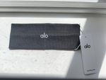Black Alo Yoga Headband - Yoga, Pilates, Running & Gym | UK Seller