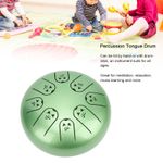 °Tongue Drum 5.5in 8 Notes Chakra Tank Animal Pattern Percussion Instrument For