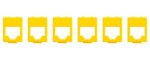 Colour Coded Keystone Bezels for Patch Panels, Yellow - FFKCOLYW